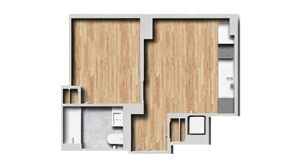 Unit #7B floor plan